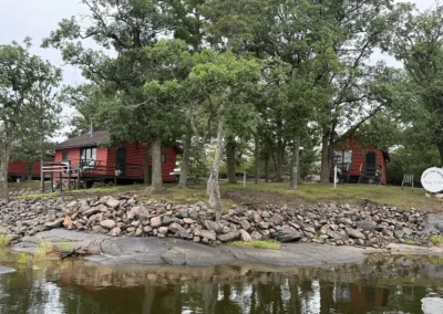 Grassy Narrows Lodge waterfront during Women's Week